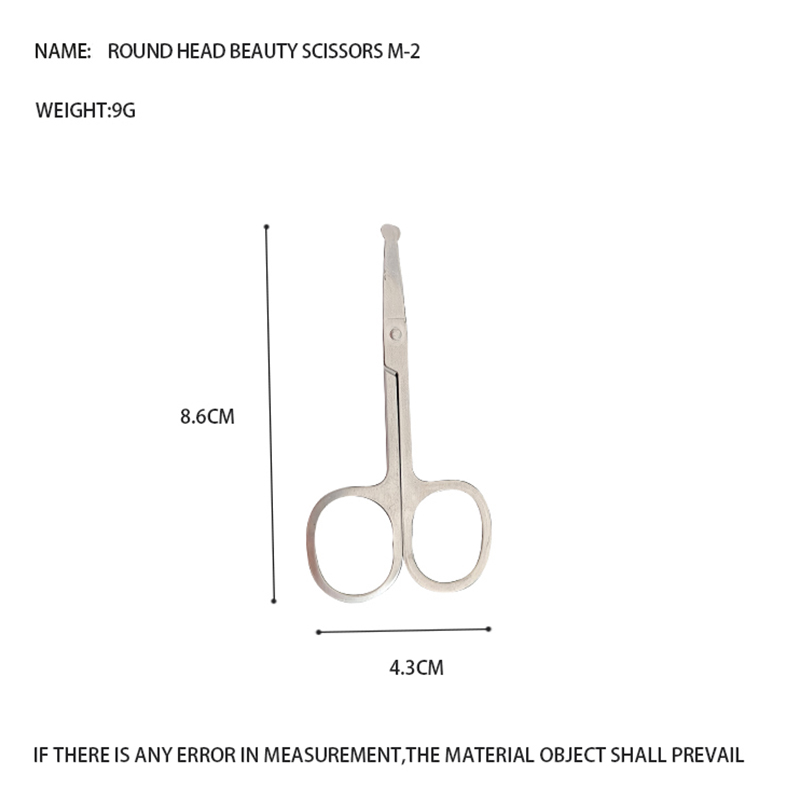 Scissor áilleacht pointe pointeáilte M-1/ceann cruinn M-2